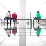 Terrasse du Centre national d'art et de culture  Georges-Ponpidou - architectes Renzo Piano, Richard Rogers, et Gianfranco Franchini - Paris