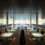 Cafétéria du siège du Fret SNCF - Clichy